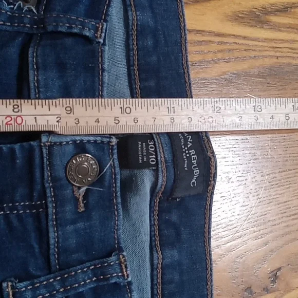 BANANA REPUBLIC Womens Jeans Preowned Used Work Office Casual Blue 30 / 10 - Picture 5 of 9